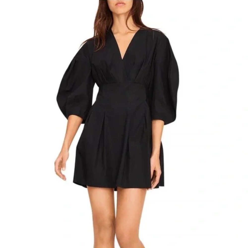 NWT ba&sh Robe Broadway Dress - Navy